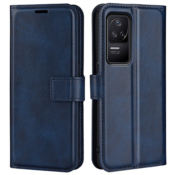 Lompakko Nahkakotelo For Xiaomi Poco F4 / Redmi K40s - Sininen Blue