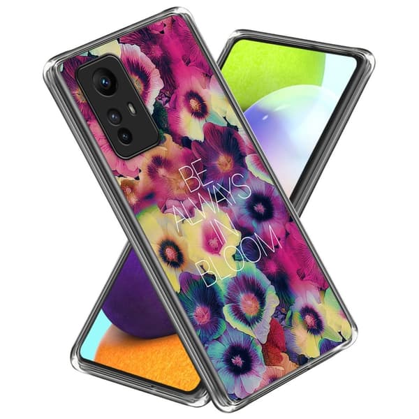 Deco Xiaomi Redmi Note 12S cover - Farverige Blomster Multicolor