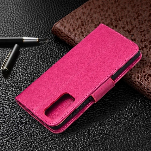 Butterfly läder Samsung Galaxy S20 FE 5G / Samsung Galaxy S20 FE fodral - Rosa Rosa