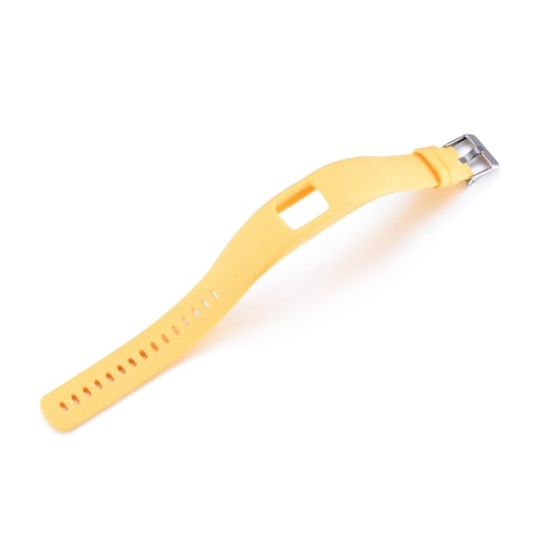 Garmin Vivofit 4 lozenge tekstur TPU silikone urrem - Gul Yellow