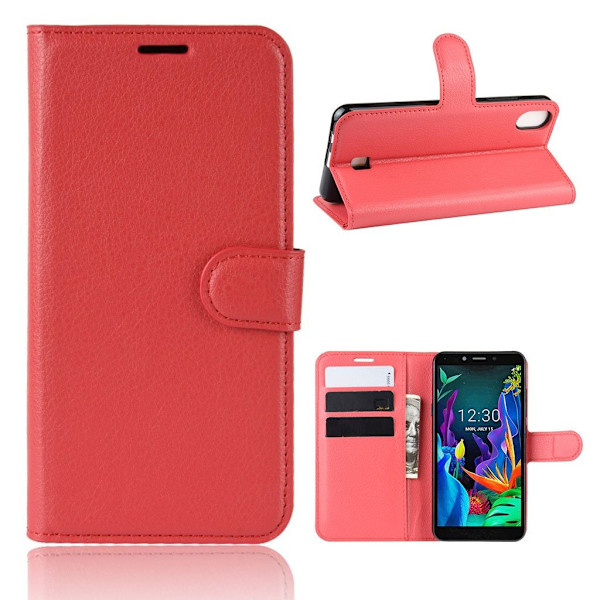 Classic LG K20 (2019) flip kotelot - Punainen Red