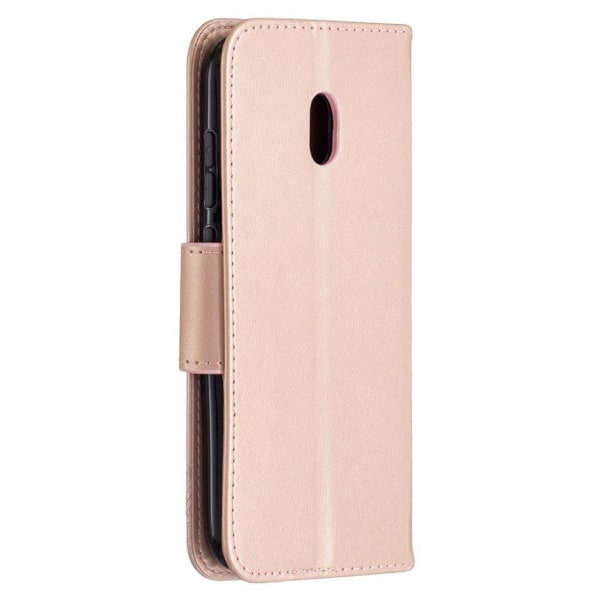 Butterfly Nokia C1 Plus flip case - Rose Gold Pink