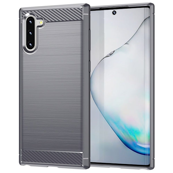 Carbon Flex Etui Samsung Galaxy Note 10 - Grå Silver grey