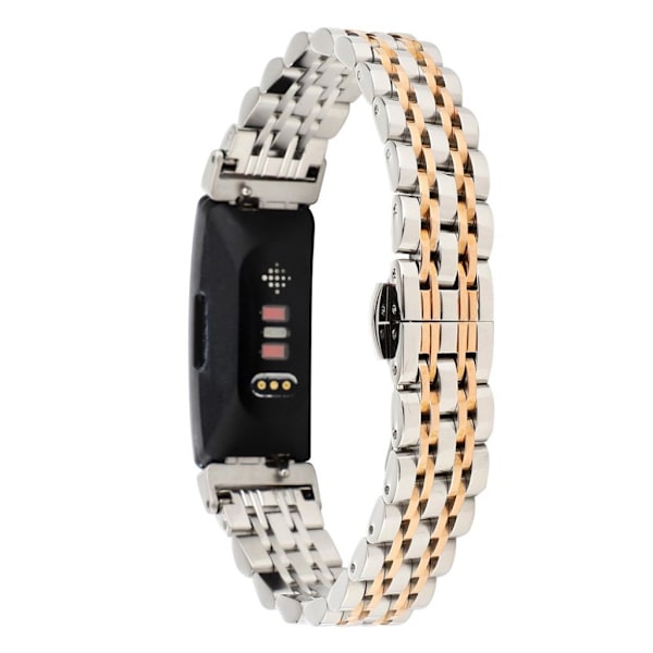Fitbit Inspire / Inspire HR urrem med metalspænde - sølv / guld Multicolor