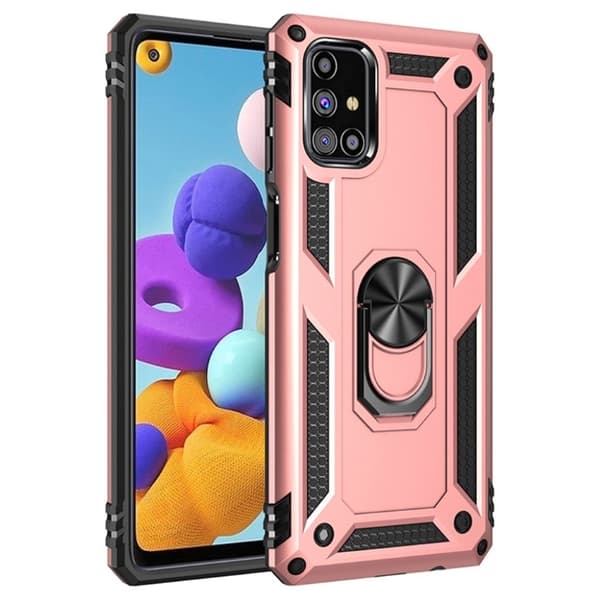 Bofink Combat Samsung Galaxy M31s Etui - Rose Gull Pink