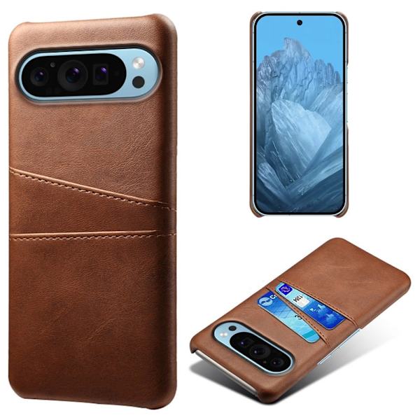 Dual Card Google Pixel 9 kotelot - Ruskea Brown
