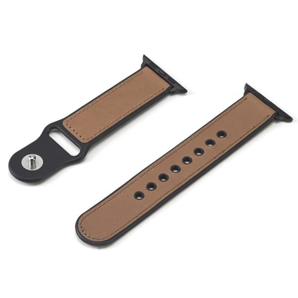 Apple Watch Series 6 / 5 40mm elegant læder rem - lysebrun Brown
