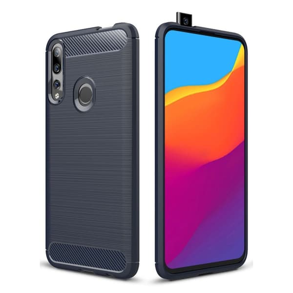 Carbon Flex Huawei P Smart Z deksel - Mørke blå Blue