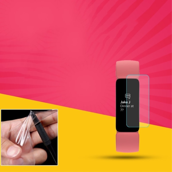 Fitbit Inspire 2 anti-chock skärmskydd Transparent