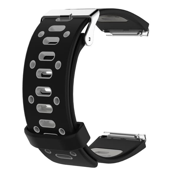 Fitbit Blaze rem med huller - Sort/grå Black