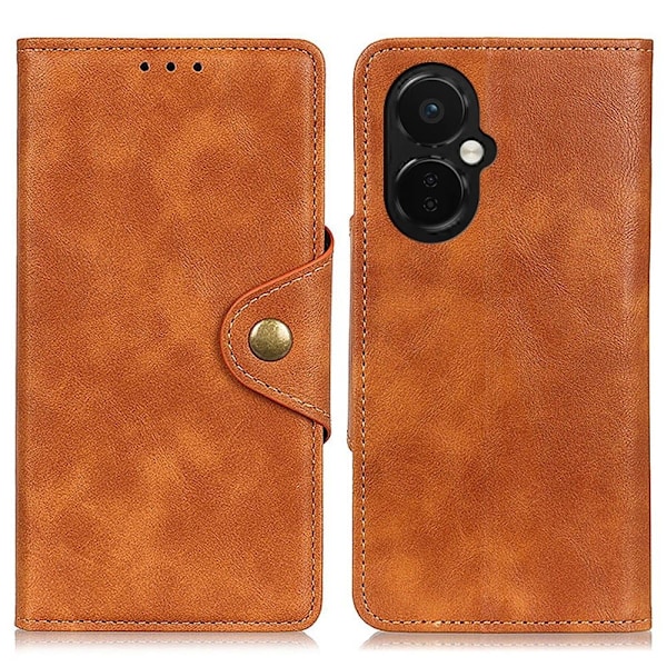 Alpha OnePlus Nord CE 3 Flip Etui - Brun Brown