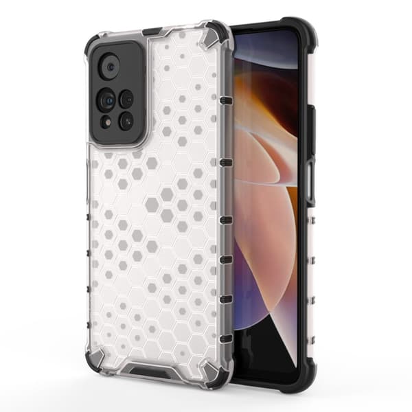 Bofink Honeycomb Xiaomi Redmi Note 11 Pro 5G / 11 Pro Plus 5g Etui - Hvit White