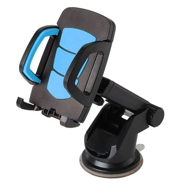 Universal X0403 rotatable telescopic phone mount holder - Blue Blue