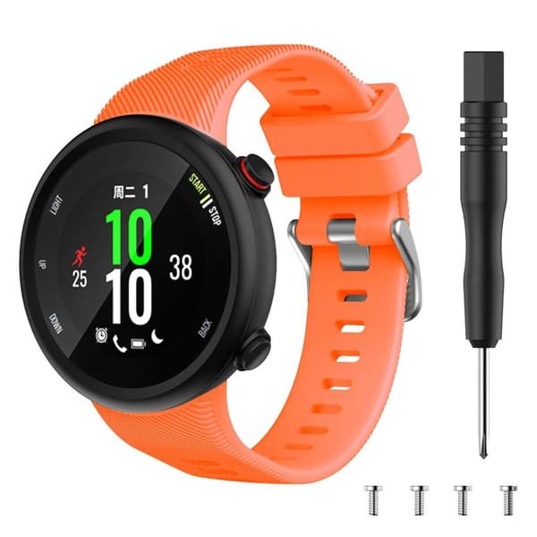 Garmin Forerunner 45 coolt klockarmband i silikon - Orange Orange
