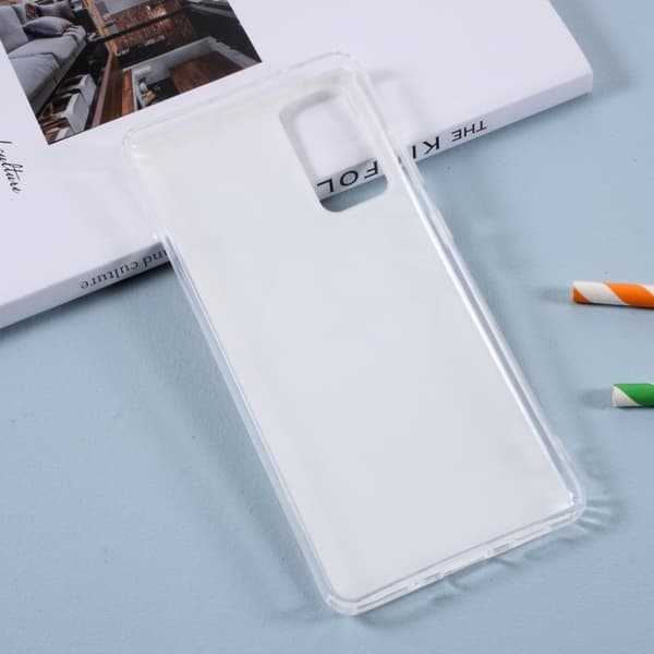Marble Samsung Galaxy S20 FE 5G / S20 Fe Etui - Hvit / Rosa Pink