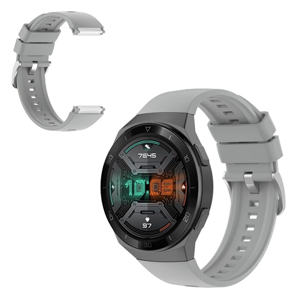 Huawei Watch GT 2e silikone rem - grå Silver grey