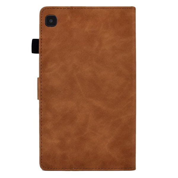 Samsung Galaxy Tab A7 Lite nahkakotelo, jossa on korttipaikat - Ruskea Brown