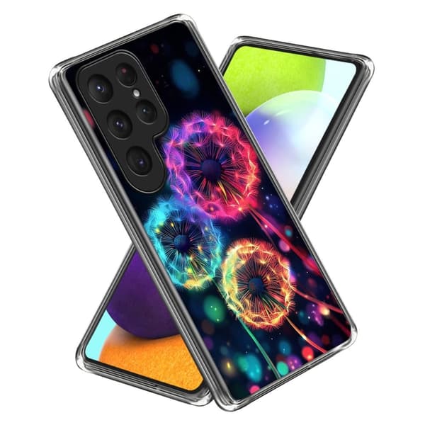 Vibe Samsung Galaxy S25 Ultra cover - Farverig Mælkebøtte Multicolor