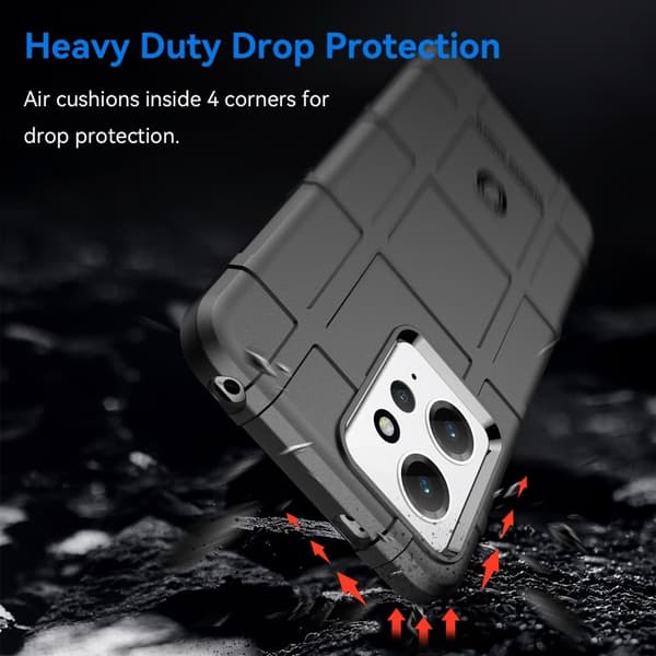 Rugged Shield Etui Xiaomi Redmi Note 12 - Svart Black