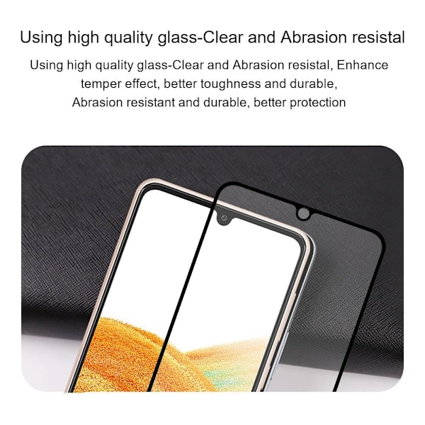 2 stk AMORUS ekstra stærk glasskærmbeskytter til Samsung Galaxy F04 / M04 / A04e Transparent