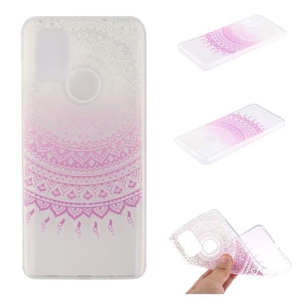 Deco Huawei P40 kuoret - Pinkki Mandala Pink