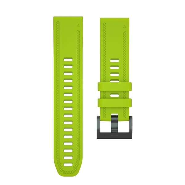 Garmin Fenix 6S silikon klockarmband - Yellowgreen Grön