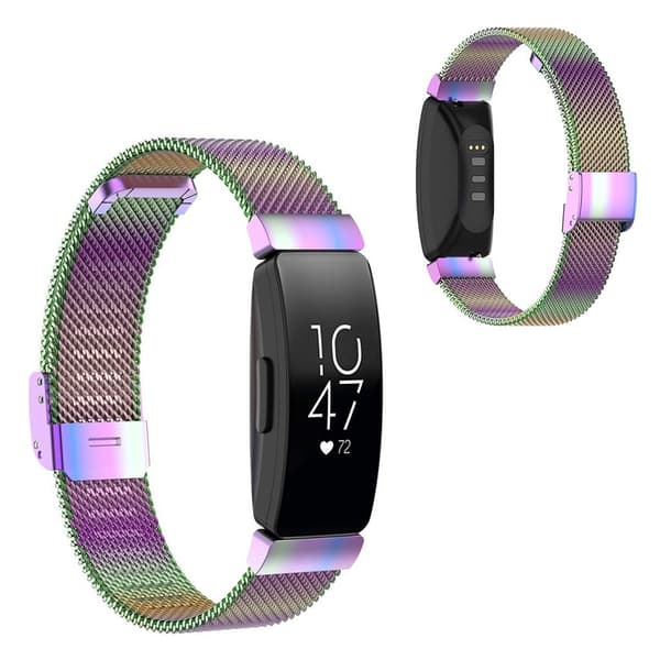 Fitbit Ace 2 / Inspire HR milanesisk urrem i rustfritt stål - Flerfarget Multicolor