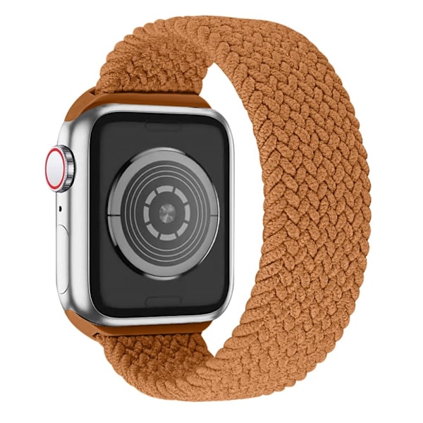 Apple Watch Series 8 (41mm) elastiskt vävt klockarmband - Orange / Storlek: Xl Orange