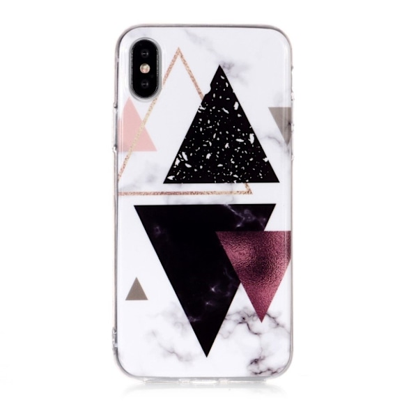 Marmormotiv iPhone Xs Max skal - Stil A multifärg