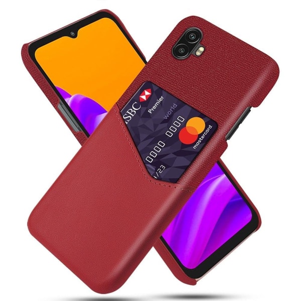 Bofink Samsung Galaxy Xcover 2 Pro cover med kortholder - Rød Red
