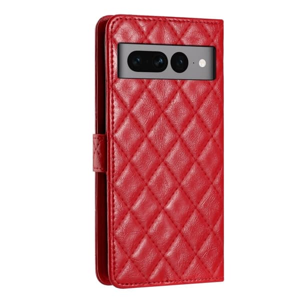 Funktionelt Google Pixel 8 Pro rombe etui med pung Red