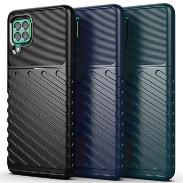 Thunder Samsung Galaxy M62 / F62 Etui - Svart Black