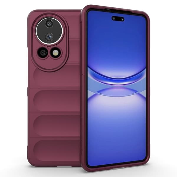 Blødt grebsformet Huawei Nova 12 Pro cover - Rødvin Red