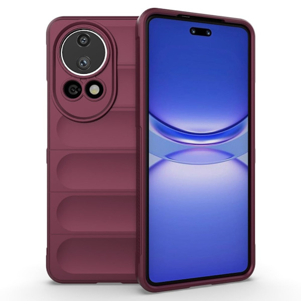 Mjukt greppformat Huawei Nova 12 Pro skal - Vinröd Röd