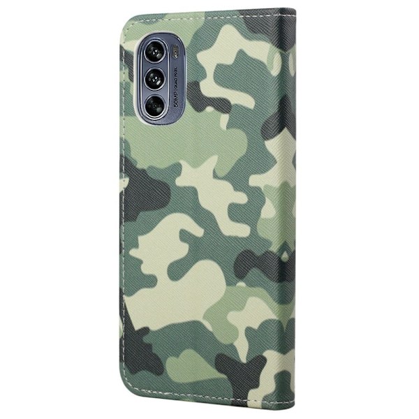 Wonderland Motorola Moto G62 5g Läppäkotelo - Camouflage Green