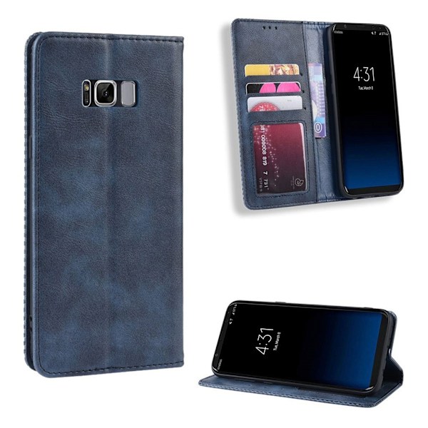 Bofink Vintage Samsung Galaxy S8+ kotelot - Sininen Blue