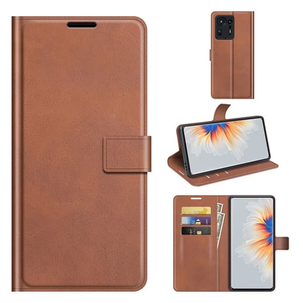 Lompakko Nahkakotelo For Xiaomi Mix 4 - Ruskea Brown
