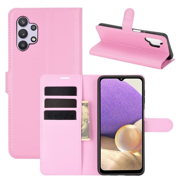 Classic Samsung Galaxy A32 Flippetui - Rosa Pink