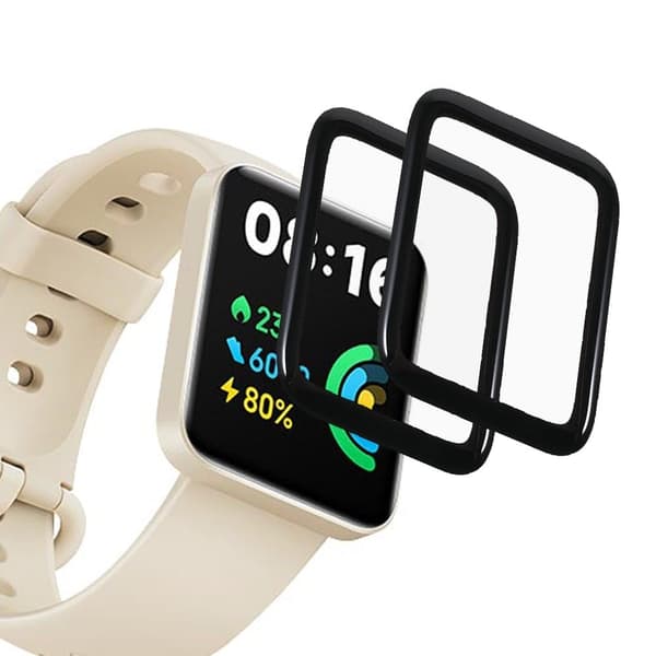 2Pcs Xiaomi Redmi Watch 2 Lite PMMA kirkas näytönsuojain Transparent