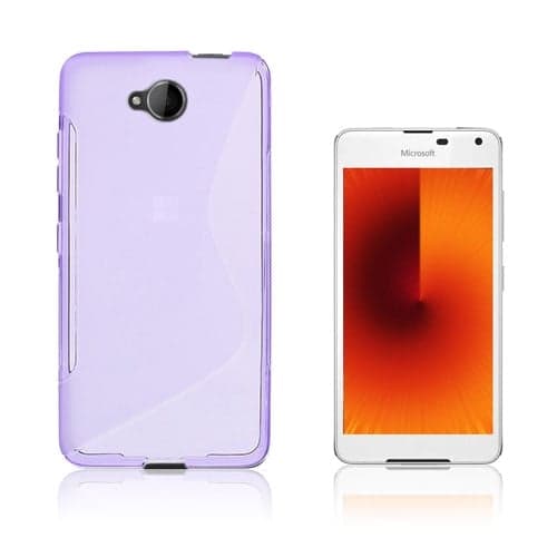 Lagerlöf TPU solid deksel for Microsoft Lumia 650 - lilla Purple