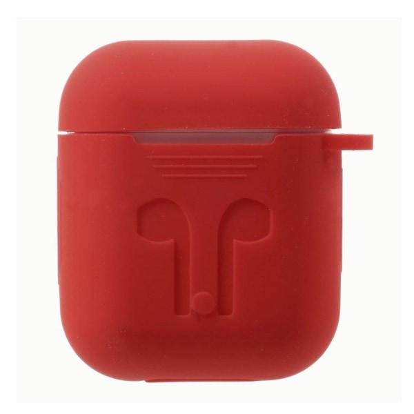 Apple AirPod Mjukt silikon skydd - Röd Röd