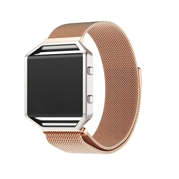 Fitbit Blaze ramme til ur i rustfri stål - Rosa guld Multicolor