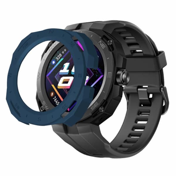 Huawei Watch GT Cyber Hard Watch Frame Hollow Protective Case Cover - Midnatsblå Blue