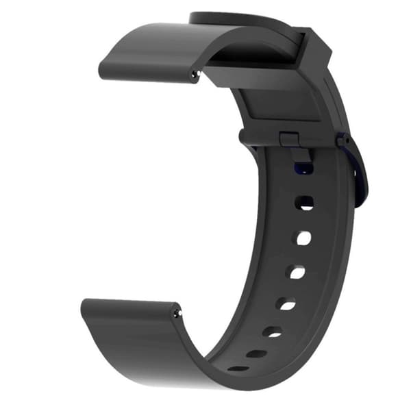Amazfit Bip 20mm Silikon Klokkereim - Svart Black