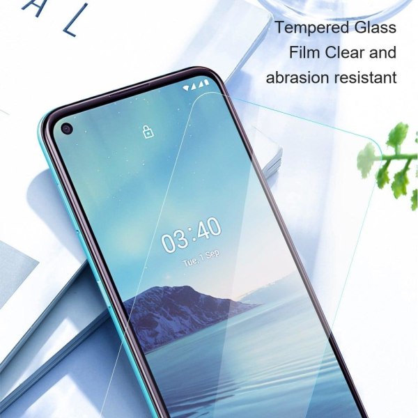 Amorus Arch Edge Härdat Glas Skärmskydd till Nokia G11 / G21 Transparent