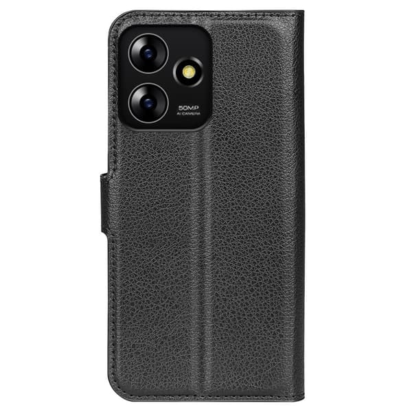 Classic ZTE Blade A73 flip kuoret - Musta Black