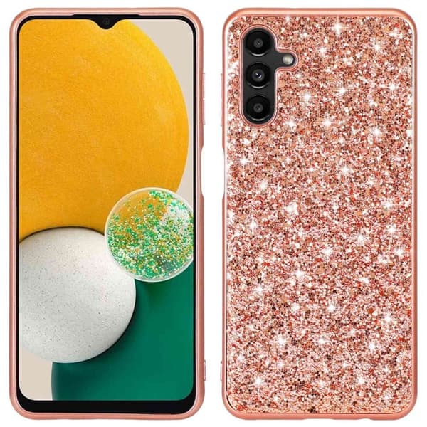 Glitter Samsung Galaxy A13 5G skal - Rosa Rosa