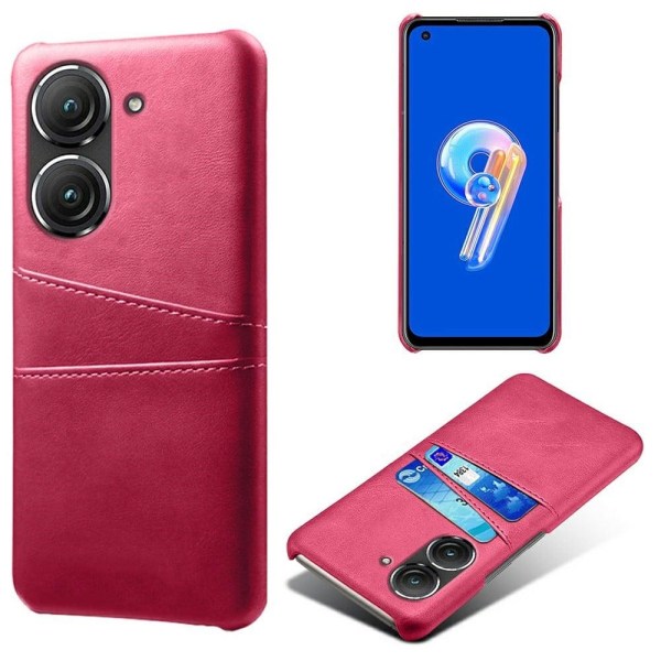 Dual Card Etui ASUS Zenfone 9 - Rose Pink
