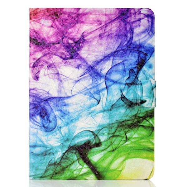 Amazon Fire 7 (2022) viileä kuvio nahkakotelo - Smog Multicolor