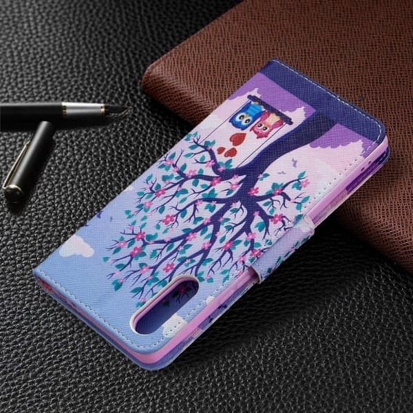 Wonderland Sony Xperia L4 Etui - Ugle og træ Multicolor